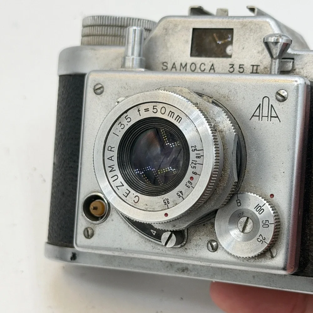 Vintage Camera Lot Canon Sure Shot AF35M II Olympus Samoca 35 II Argus A AS-IS